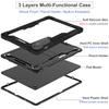 Anti-Slip Armor Case For Samsung Galaxy Tab S10 FE Plus 2025 13.1 inch SM-X620 SM-X626B 3-Layers Hybrid Stand Cover Shockproof