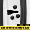 Для Toyota Camry XV70 2018 2019 2020 2024 2024 2024 Материал PPE Винты двери автомобиля Защитная крышка Декоративные полоски Аксессуары для чехлов