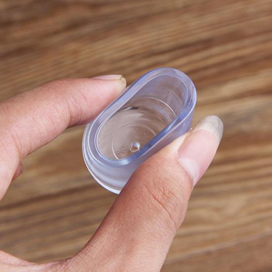 4 шт. прозрачная резиновая мебель, стол, стул, ножка, напольная крышка для ног, защитная крышка