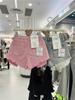 Летние 2026 года Американские Розовые Рваные Джинсовые Шорты - Корейский Стиль Широкие А-силуэт Горячие Брюки
