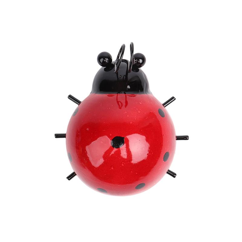 Садовая подвесная стена, симпатичная фигурка муравья, божья коровка, пчела, украшение, ретро, железная 3D-скульптура насекомых, искусство, украшение для дома, орнамент