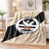 Swansea City Printed Flannel Blanket Warm Comfort Bed Throw For Indoor Home Decoration