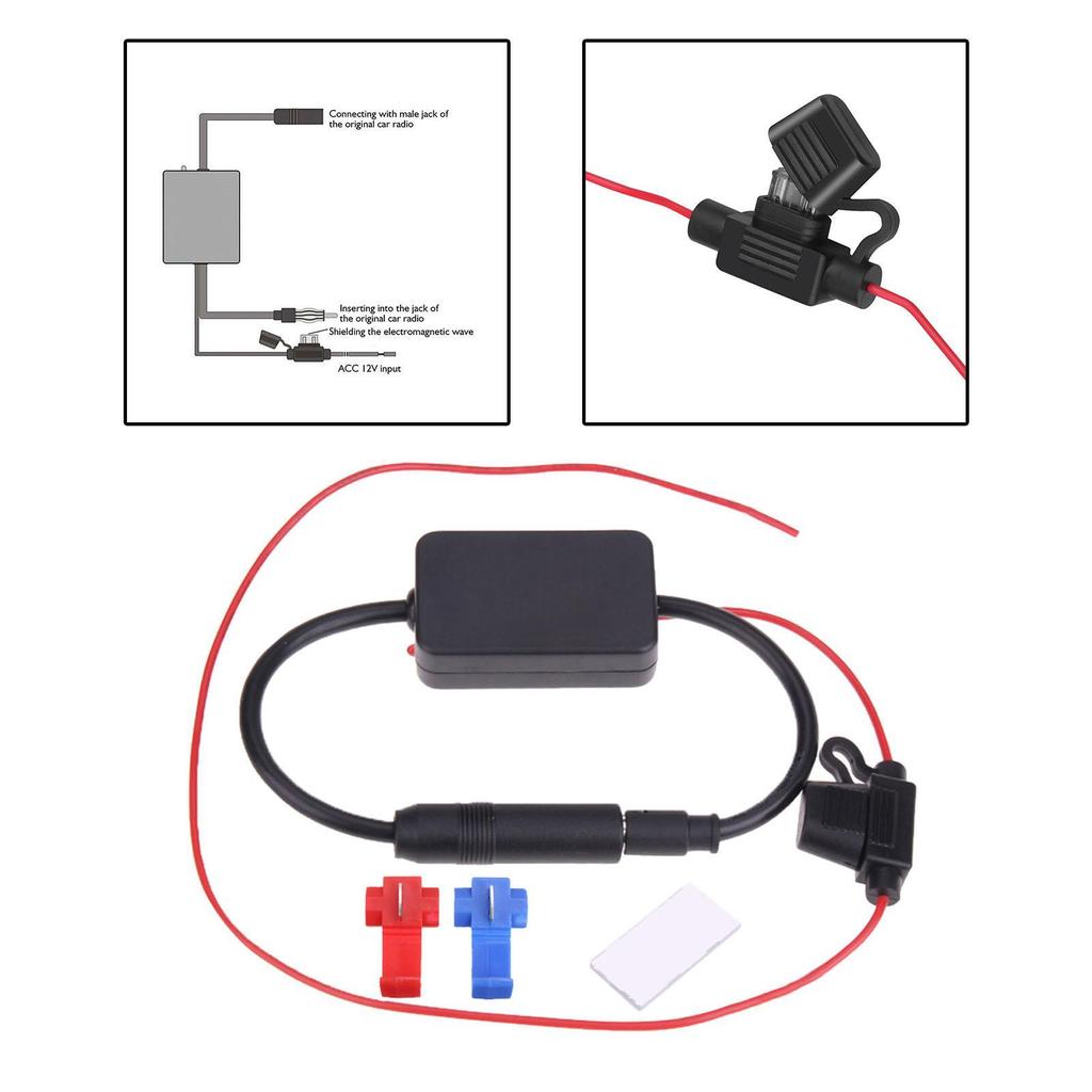 Car Stereo FM Radio Antenna Signal Booster for Boat Audio Radio Stereo