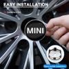 4pcs 56mm/60mm Car Wheel Center Hub Cap Rim Cover Emblem Stickers For MINI Cooper One S Clubman R50 R53 R56 R60 F55 F56 R57 R58