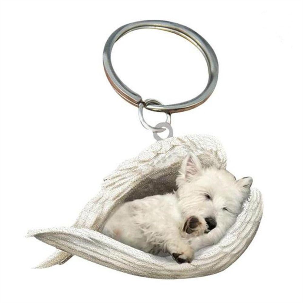 Pet Keychain Jewelry Gift Keyring For Women Car Keyring Dog Pendant Dog Key Chains Animal Keychain