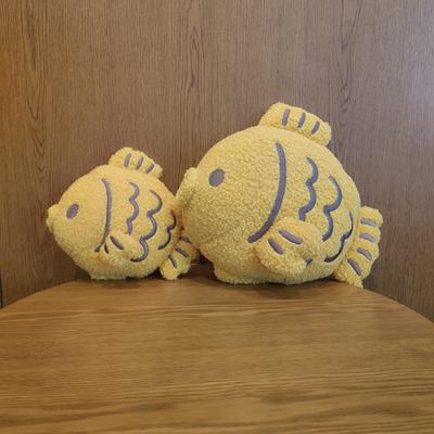 Мультяшная подушка Taiyaki, плюшевая игрушка, кукла, маленькая кукла-рыбка
