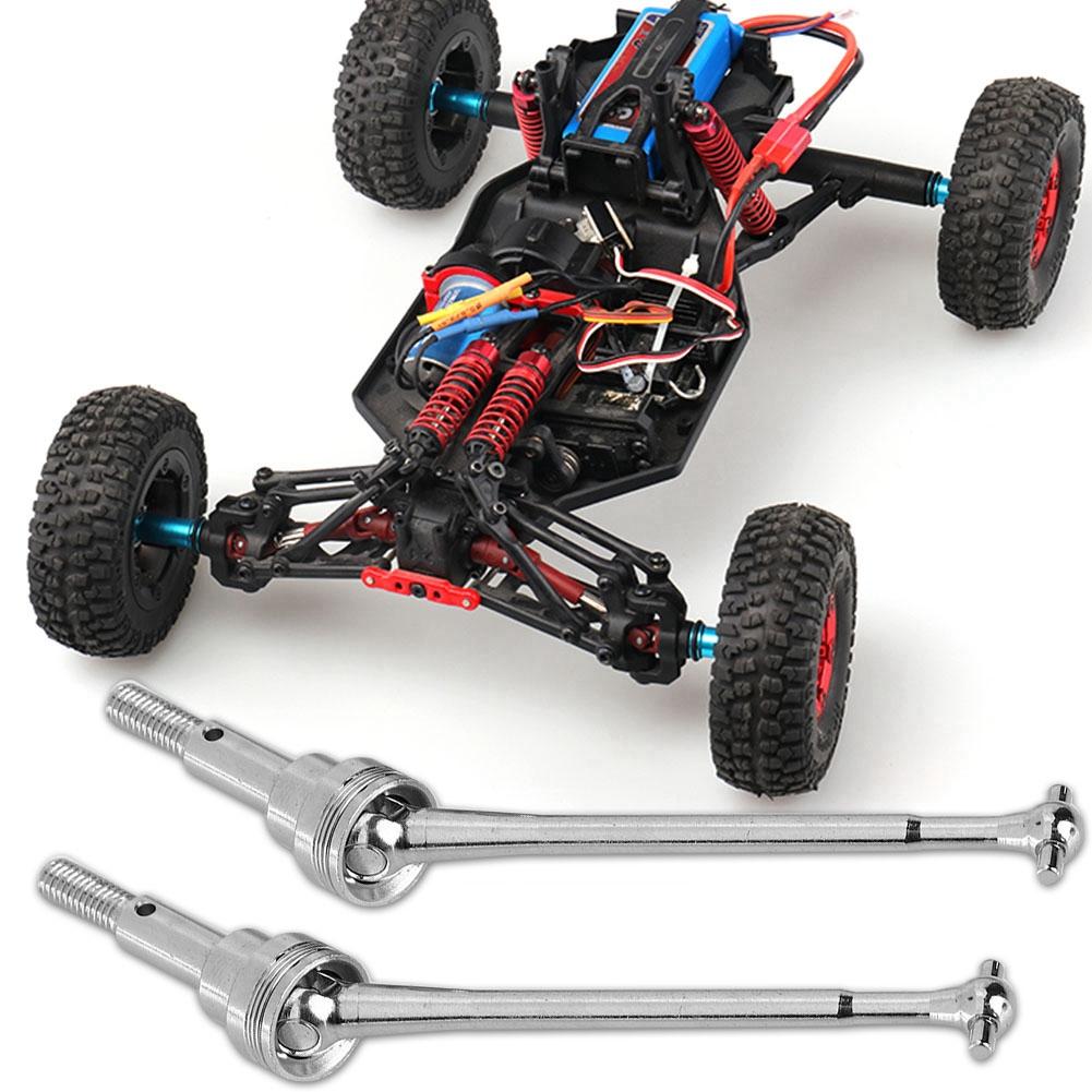 2 шт. Передний приводной вал для WLtoys 1 12 12423 Аксессуар для автомобиля с дистанционным управлением (Silver0090S)