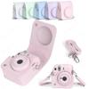Чехол для камеры Instax Mini 12, мягкий защитный чехол из искусственной кожи, дорожная сумка для пленочной камеры Fujifilm, сумка с плечевым ремнем