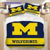Michigan Pattern Bedding Quilt Set Quilt Cover Pillowcase Home Decoration Birthday Gift (1 * duvet cover + 2 * pillowcase, without core)