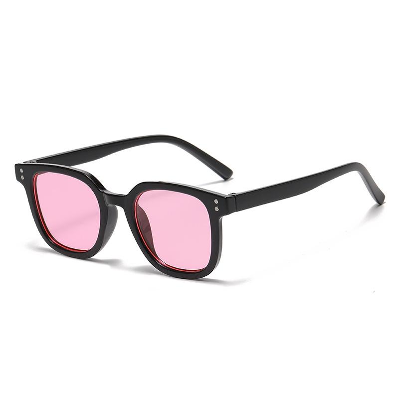 7309 цветные солнцезащитные очки женские ретро классические очки с рисунком рисовых ногтей оправа детские милые детские солнцезащитные очки