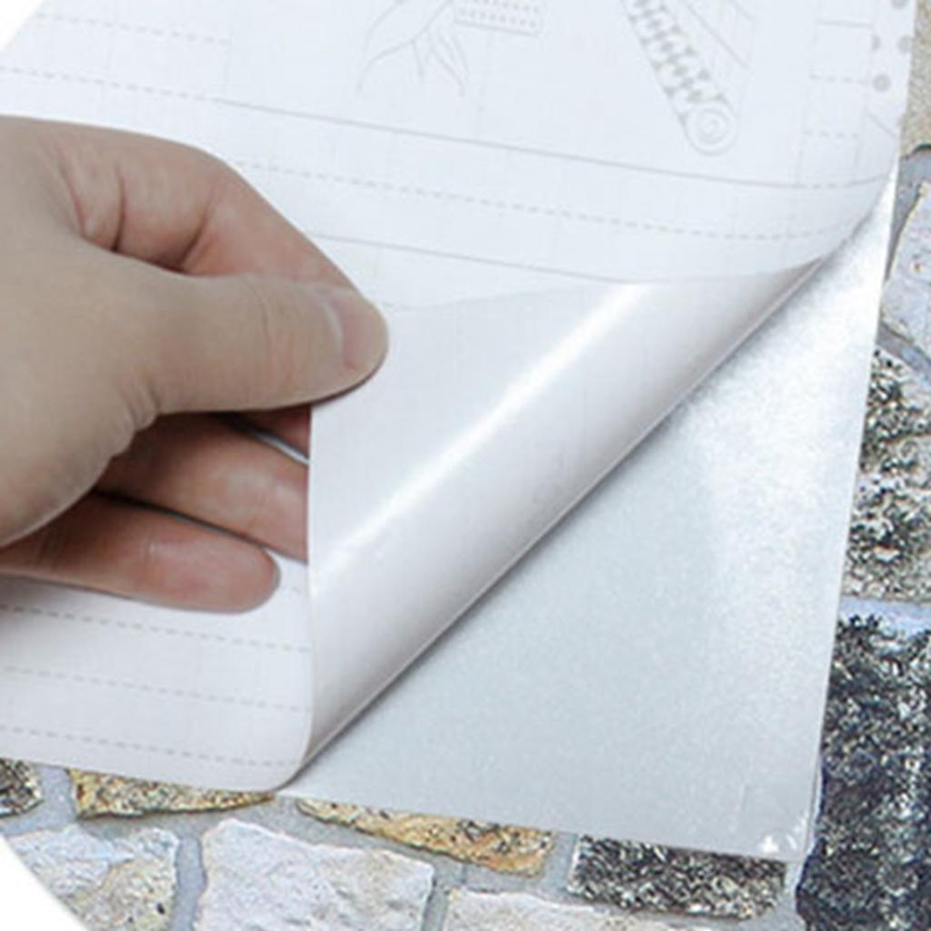 45смx10м Обои под камень Домашняя наклейка на стену с кирпичной кладкой Цветной узор скалы