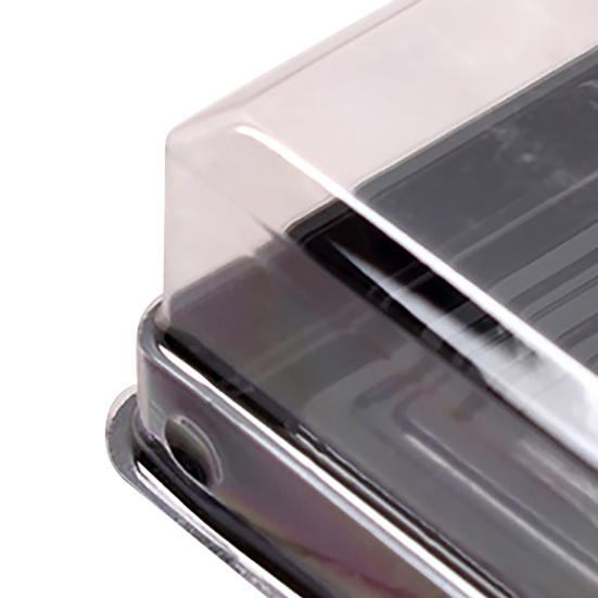 Yousheng 50 Set Cake Box Красивый внешний вид одноразовый пластиковый прозрачный квадратный контейнер для лунного торта для выпечки