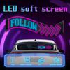 Demon Eyes Car LED Logo APP LED Matrix Pixel Panel Night Light DIY Programmable Flexible LED Display for Car Truck Accessories