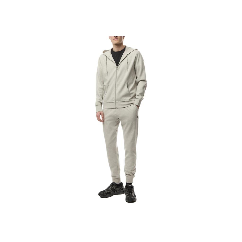 Polo Ralph Lauren FW22 однотонные спортивные штаны с вышитым логотипом и эластичным поясом, с манжетами, мужские спортивные штаны, серые 710888283-003
