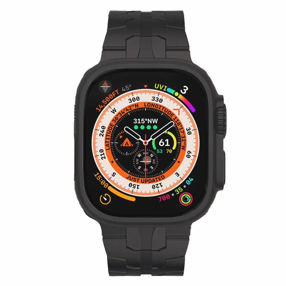 Ремешок для часов, титановый ремешок для Apple Watch 9 Ultra 2, 49 мм, серия 9, 45 мм, 41 мм, 44 мм, роскошный металлический ремешок для iWatch 8, 7, 6, 5, 4, 3 SE, 42 мм, 40 мм, 41 мм