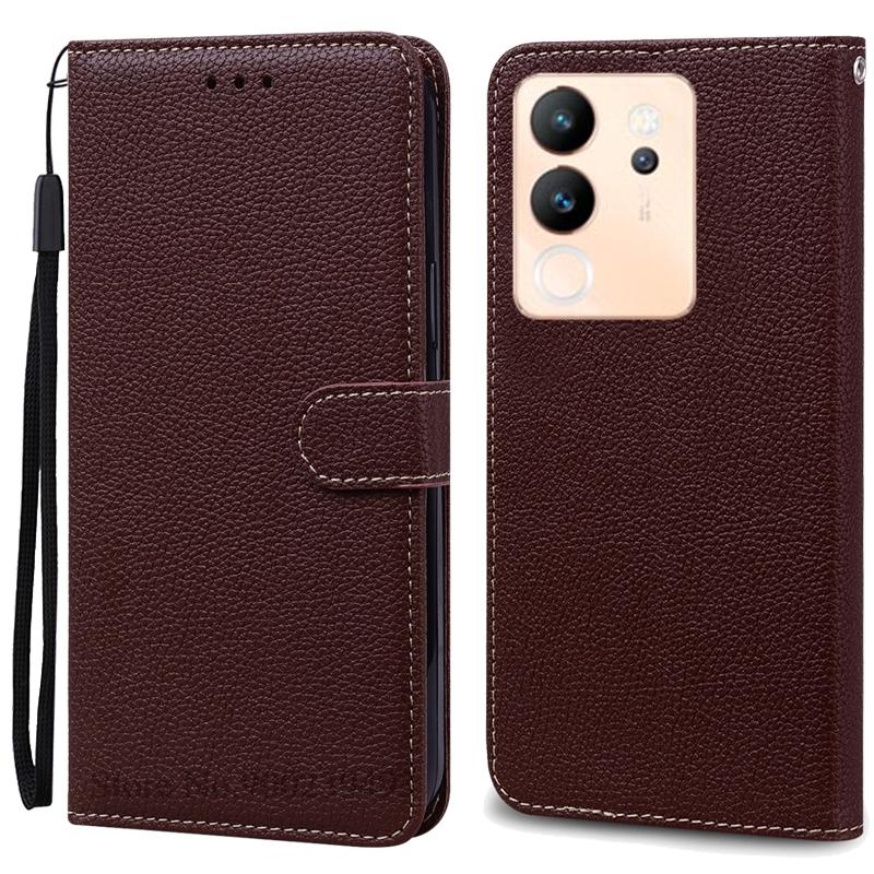 Для Vivo V30 Lite 5G чехол кожаный кошелек раскладной телефон чехол для Vivo V30 Lite чехол-книжка для Vivo V30Lite чехол Fundas Shell