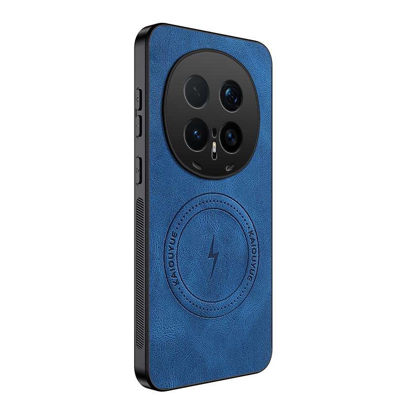 Роскошный магнитный кожаный чехол для Magsafe XIAOMI Redmi Note 15 Pro Plus Global Обычная защита Ударопрочная обложка для беспроводной зарядки