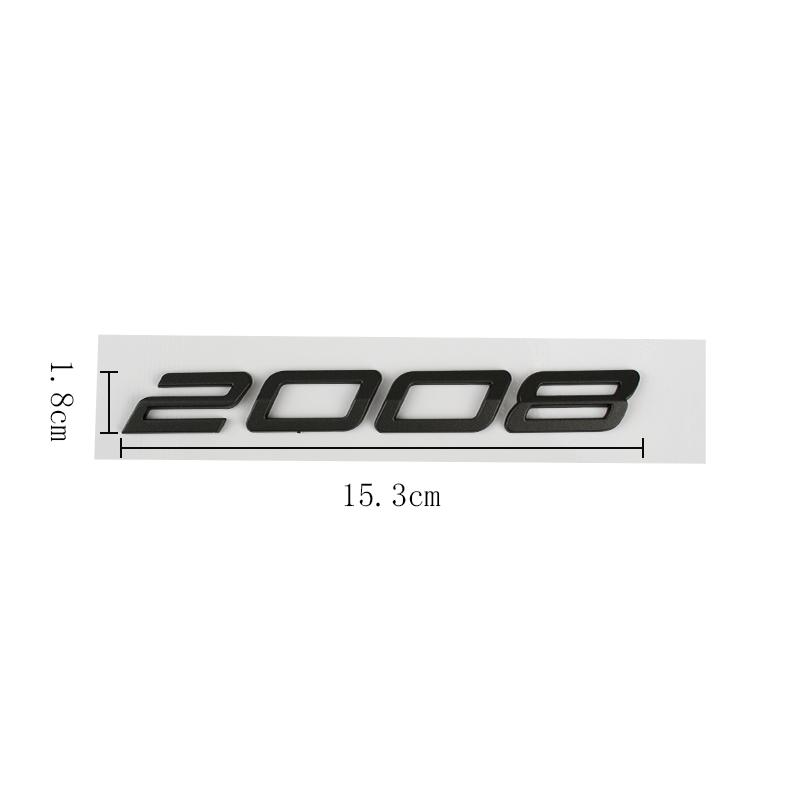 1 шт. Автомобильные 3D-буквы Логотип Наклейки Стикер Для 2008 3008 4008 5008 2023 2024 2025 Багажник Автомобиля Алфавит Эмблема Значок Наклейки