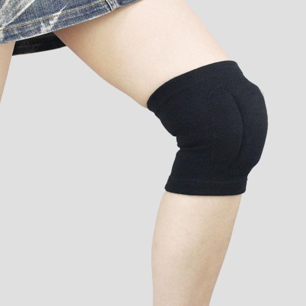 1 Pair Yoga Sponge Sports Knee Pads Volleyball Elastic Knee Pads Dance Knee Pads Volleyball Player