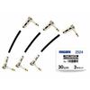 Sound MOMO Guitar Patch Cable P3LL [MOGAMI 2524] Black 30cm