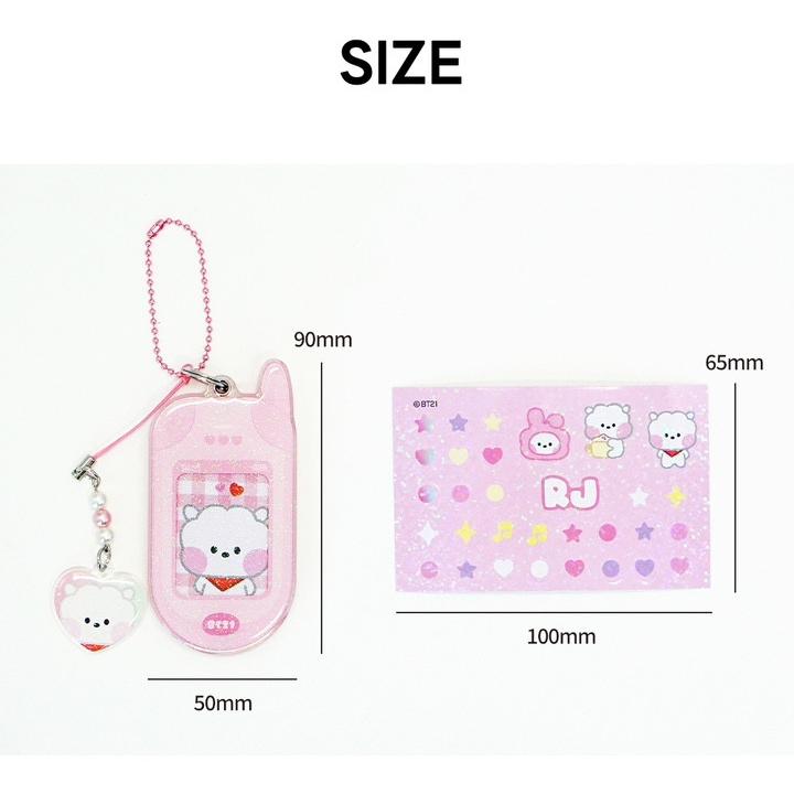 Брелок для телефона в стиле ретро BT21 Minini