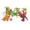 40pcs Dinosaur Paradise Themed Assembly Building Blocks Set Children Puzzle Toys For Creative Kids