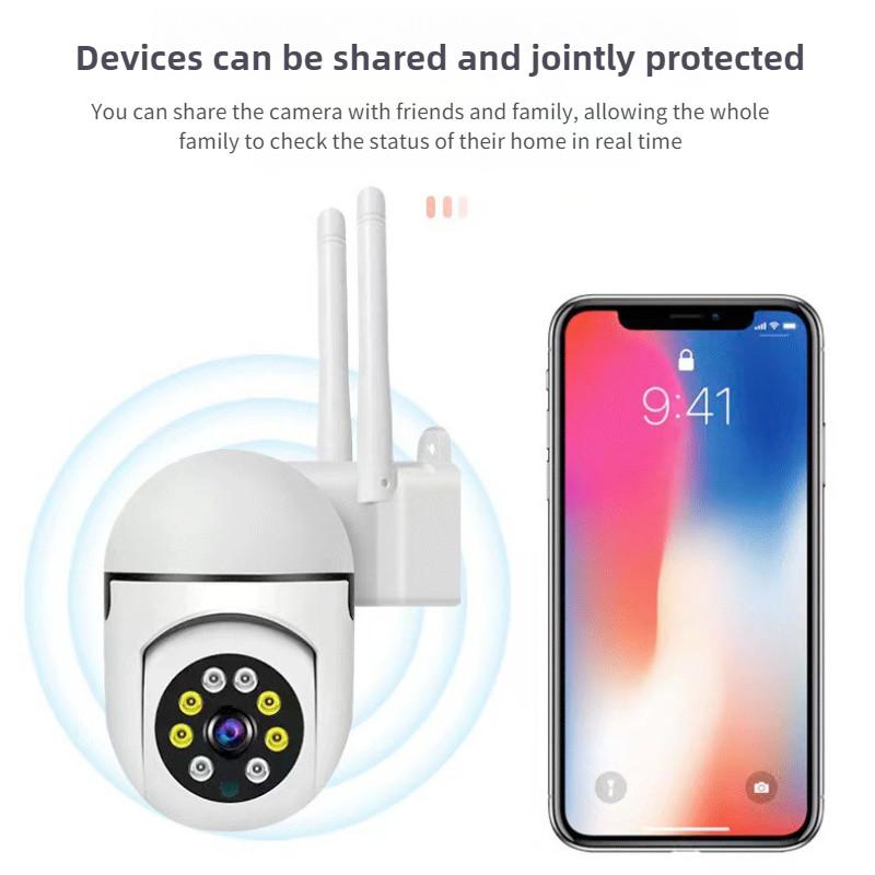 2 МП HD Интеллектуальная WiFi Камера 360 Градусов Панорамная Внутренняя И Наружная Монитор Настенный Мониторинг Шаровая Машина