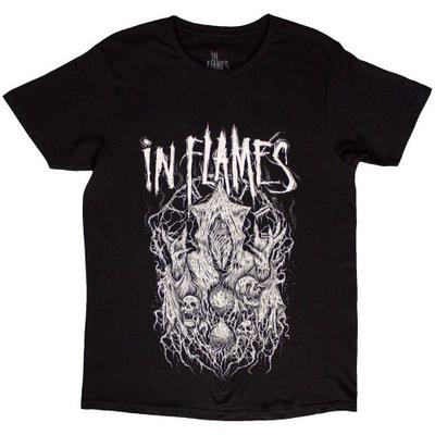 Футболка унисекс для взрослых с принтом «In Flames Buried In Time Back»