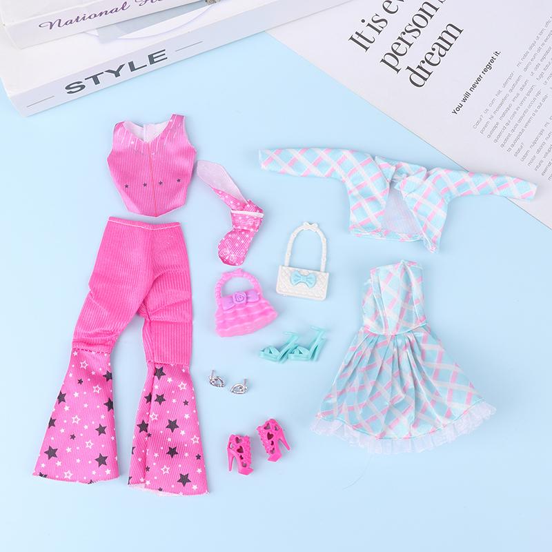 Пальто Хлопковая куртка Зимнее платье Длинная одежда Меховое пальто Аксессуары для кукол Игрушки