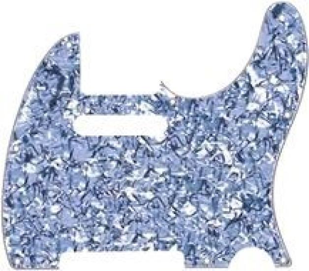 Fender Pickguard USA Genuine Parts Fender Pickguard Standard Tele 8 Screw Holes Black Pearl 4 Ply Fender USA Compatible with Telecaster 992151000