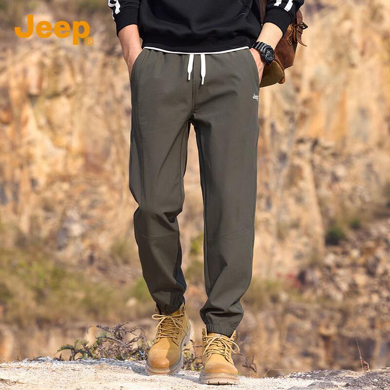 Jeep Мужские брюки-джоггеры свободного кроя на осень/зиму
