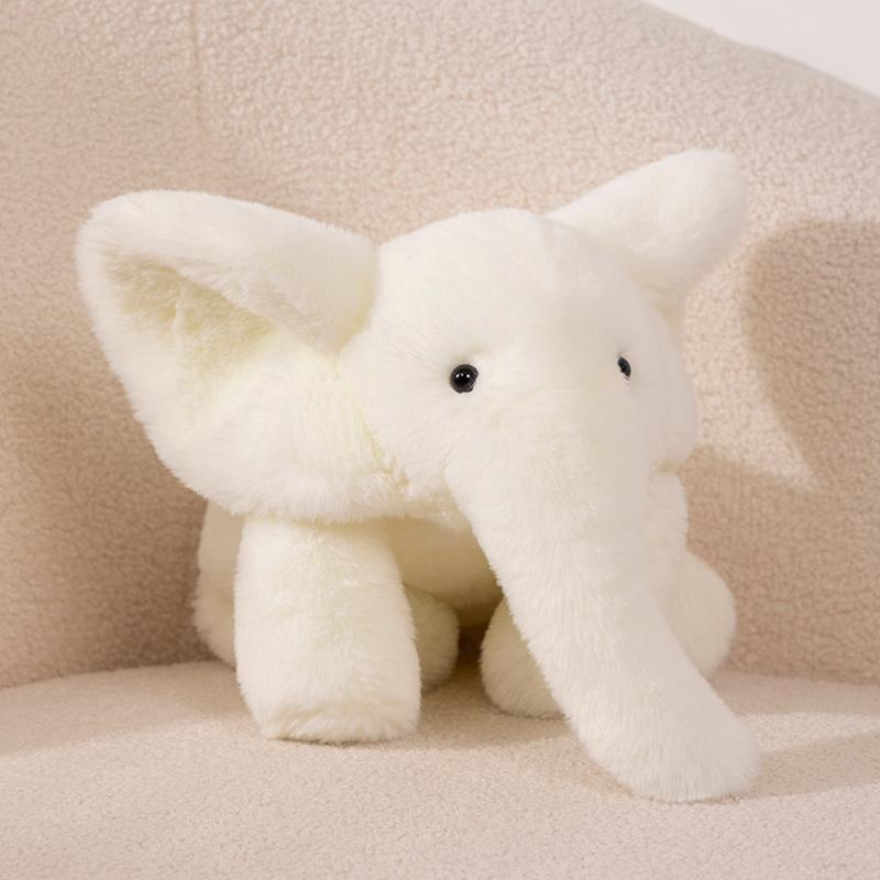 45/60cm Cartoon Lying Down Elephant Plush Toys Cute Soft Funny Stuffed Pillows Dolls For Birthday Festival Gift Room Decor