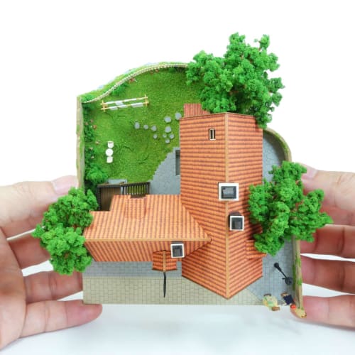 Sankei Studio Ghibli Series Kiki's Delivery Service Goo-cho-ki-pan Shop Paper Craft MP07-43