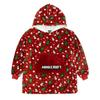 Childrens/Kids Oversized Christmas Hoodie Blanket