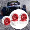 4 Pieces 1.3" Wheels Rim 7mm Hex Spare Parts Eays To Install Sturdy Replace Upgrade Part for