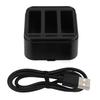 Battery Charger 3 Port Battery Charging Hub For Osmo Action 4 3 with Storage for 3 Memory Cards Action Camera