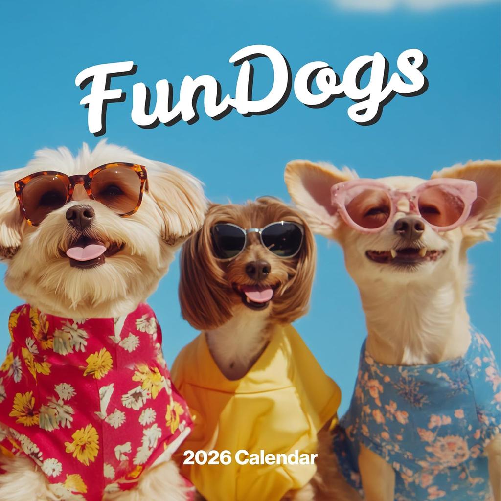 Chihuahua Calendar 2026 - Large 12 Month 2026 Wall Calendar - Month to View Dog Wall Planner Made by Fun Pets
