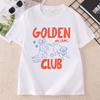 Golden Mom Club T Shir Unisex Casual Dog Lover Graphic Tee Casual Printed Tshirt Round Neck Short Sleeve Clothes