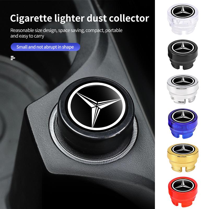 D2-Car Cigarette Lighter Cover Dust Proof Cap Decoration Plug For Mercedes Benz AMG A C E S G Class W201 W210 W108 W204 W205 W203