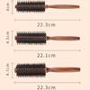 10/12/14 Rows Straight Hair Comb Natural Boar Bristle Rolling Brush Round Barrel Blowing Curling DIY Hairdressing Styling Tools