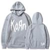 Толстовка с надписью Korn Rock Band Letter для мужчин и женщин в стиле хип-хоп в стиле Харадзюку, толстовка для отдыха и улицы, осенне-зимняя унисекс-толстовка