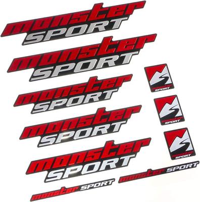 MONSTER SPORT Премиум-наклейка MONSTER 185×230 мм 896118-0000M
