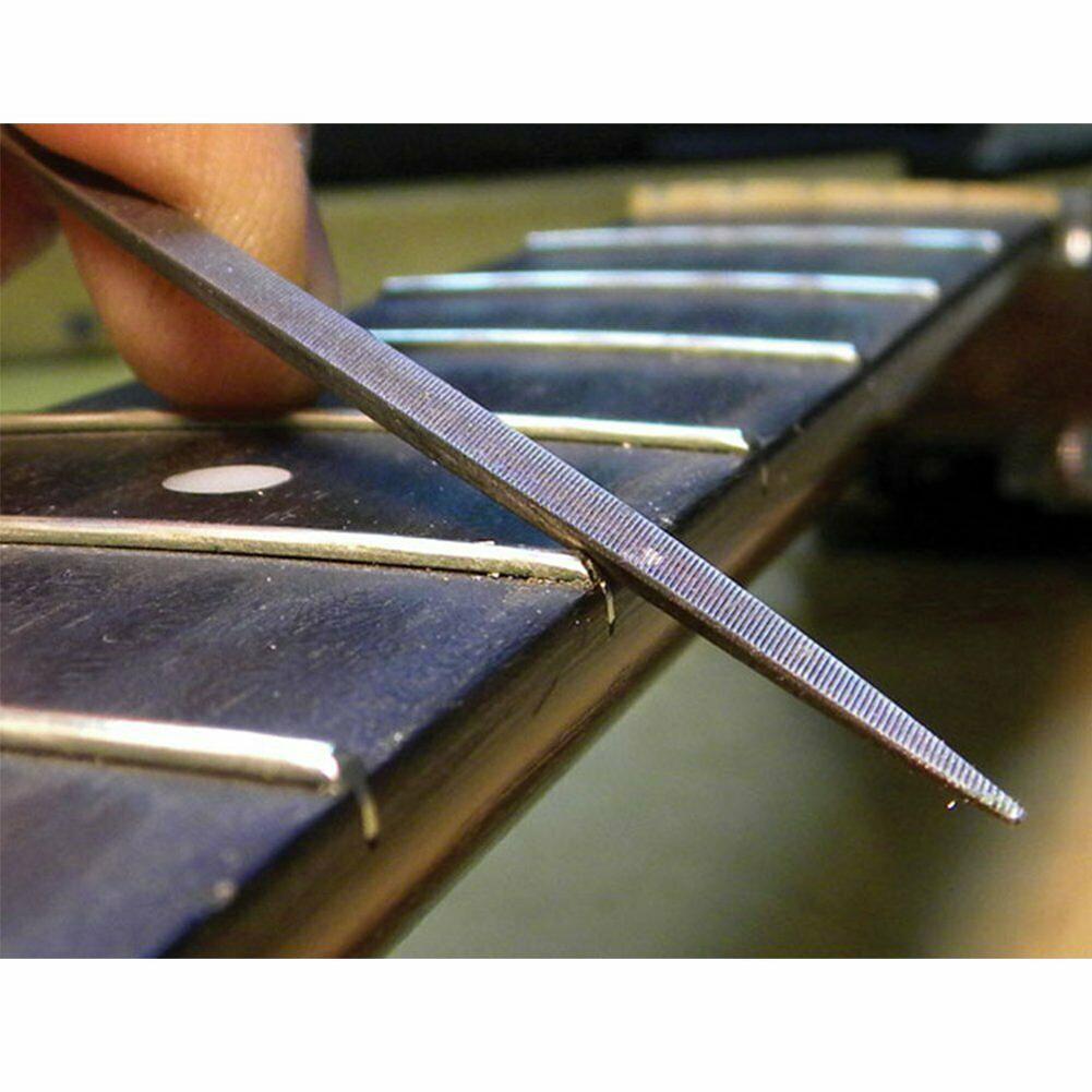 10 шт., набор напильников для гитарных ладов, гаек, полированный напильник, инструменты для ремонта гитары, профессиональный мастер по гитаре