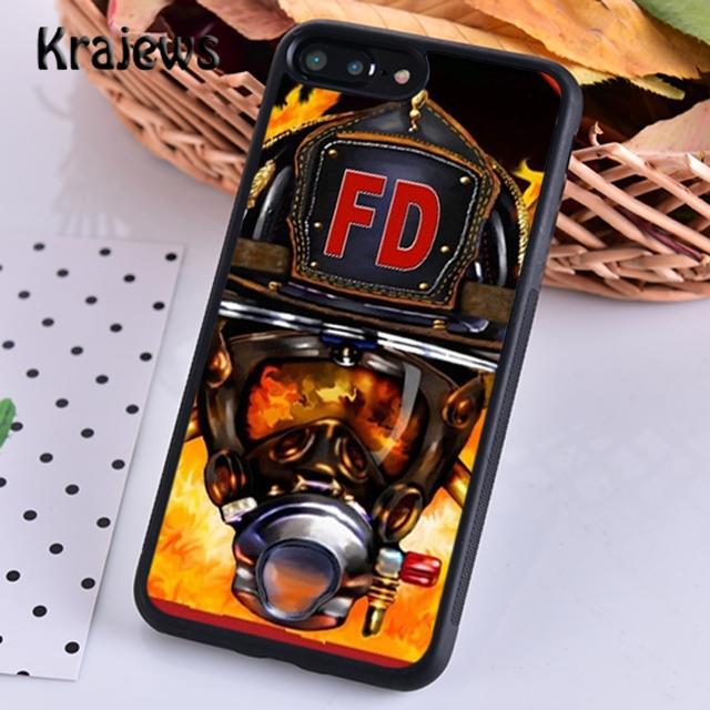 Чехол для телефона Krajews Firefighter Fireman с логотипом для iPhone 14 5 6s 7 8 plus XR XS 11 12 13 pro max Samsung S21 S22ultra Plus