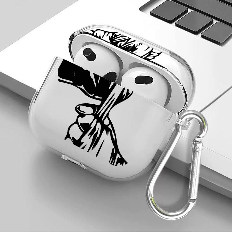 Чехол для Airpods Pro 3 4 1 Pro2 Pro3 2 Прозрачный Чехол для Наушников Обложка Боксер Повязка Арт
