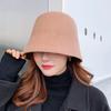 2021 зимняя рыболовная шляпа-ведро для женщин и девочек, универсальная шерстяная панама для рыбалки, осенняя мягкая теплая шапка для отдыха на природе, Femme Hiver