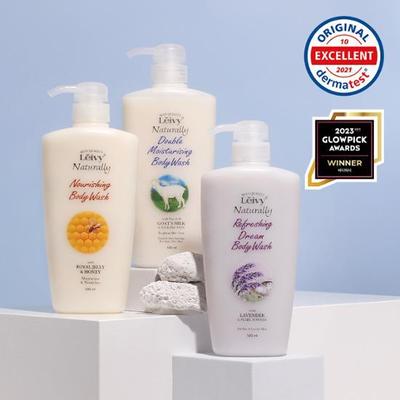 Парфюмированный гель для душа 500 мл 4 вида, выберите 1 (козье молоко/лаванда/маточное молочко)