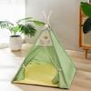Новая палатка для кошек, дышащая, сэндвич, кошачье гнездо, универсальное для всех сезонов, летняя кошачья кровать, собачья кровать, треугольный коврик, товары для животных
