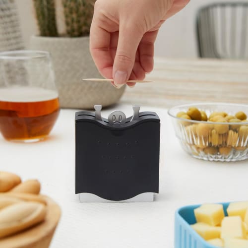 Balvi Toothpick Holder Peekaboo Black Toothpick Case