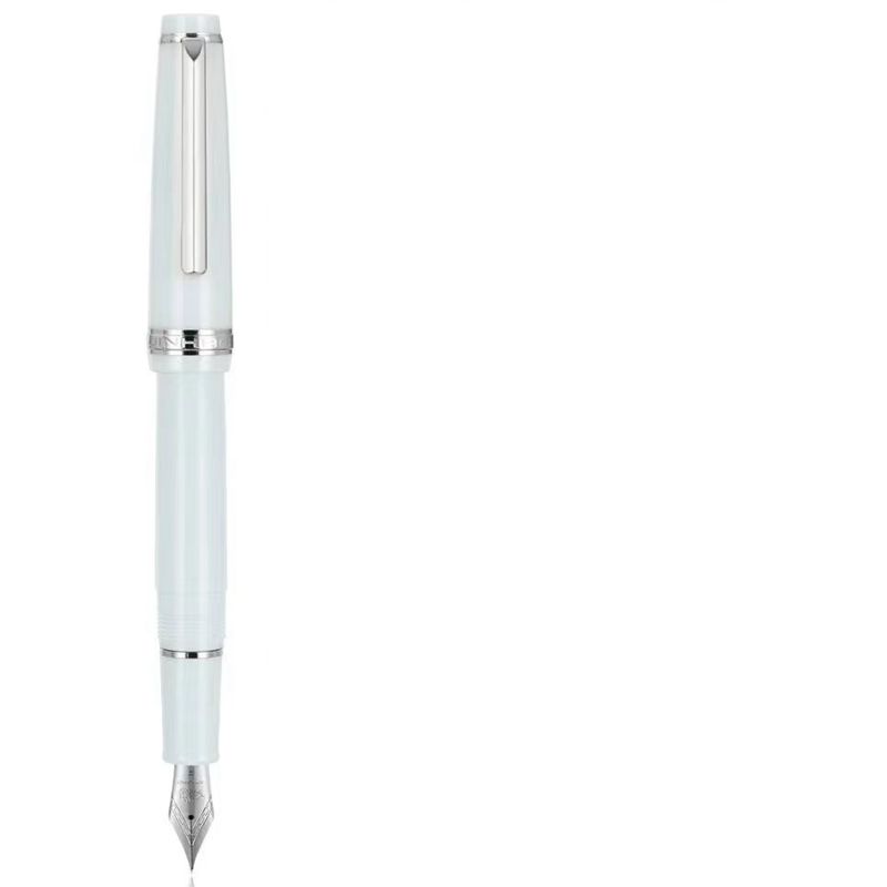 Новая перьевая ручка Jinhao 82 серии, акрил, перо F 0,5 мм, школьные и офисные принадлежности, бизнес-письмо, чернильные ручки, серебристый клип, синий, желтый